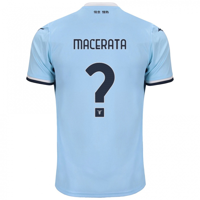 Homem Camisola Francesco Macerata #0 Azul Principal 2024/25 Camisa Brasil