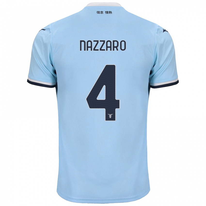 Homem Camisola Marco Nazzaro #4 Azul Principal 2024/25 Camisa Brasil