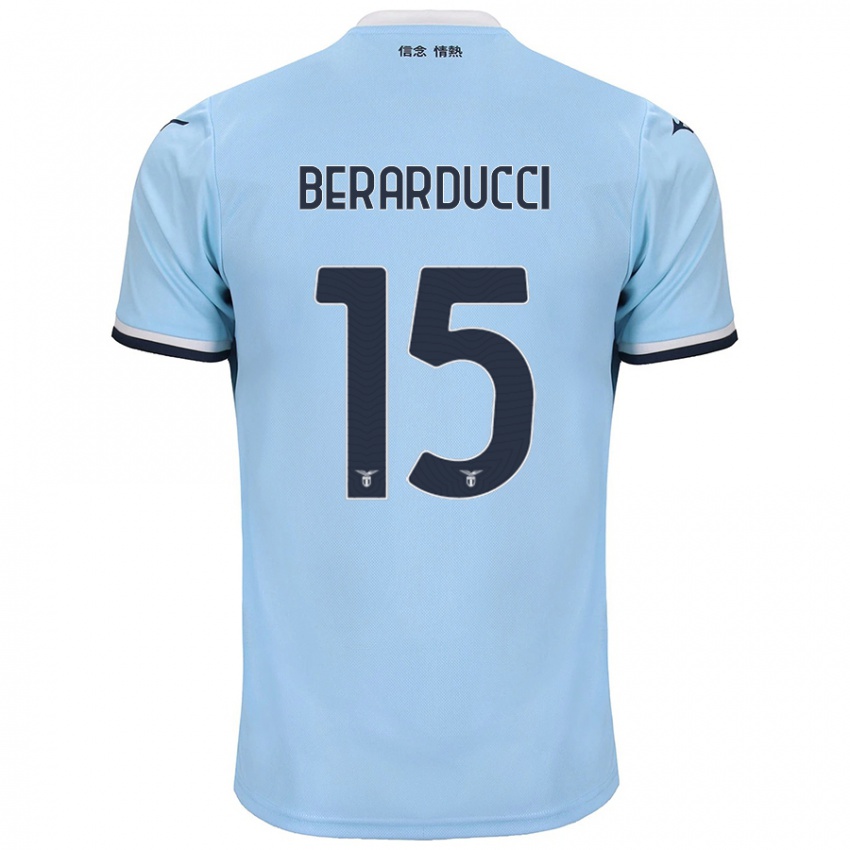 Homem Camisola Martina Berarducci #15 Azul Principal 2024/25 Camisa Brasil