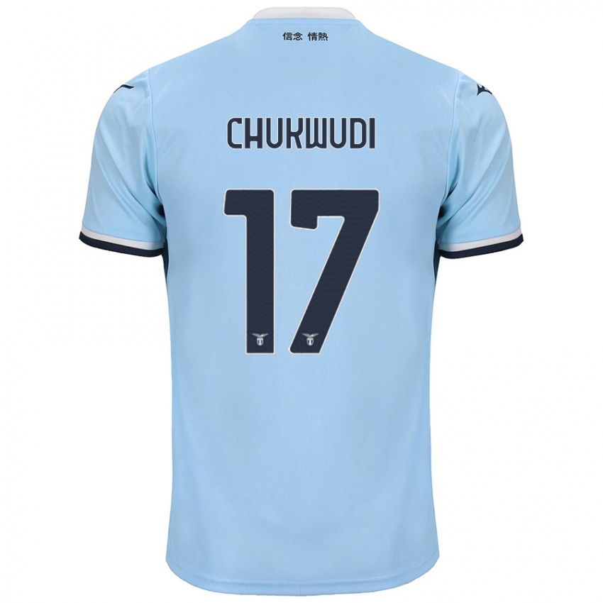 Homem Camisola Ogonna Franca Chukwudi #17 Azul Principal 2024/25 Camisa Brasil