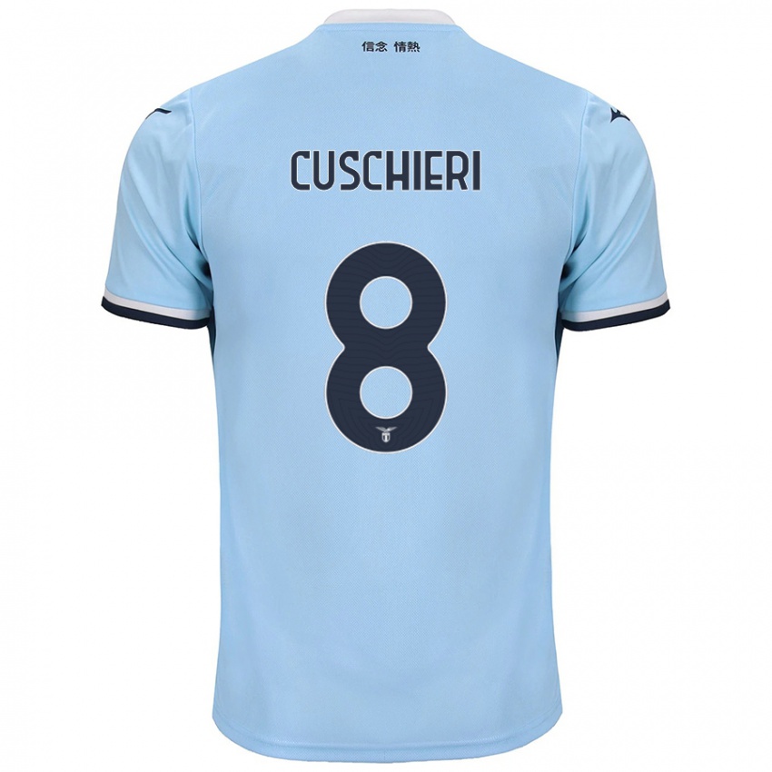 Homem Camisola Rachel Cuschieri #8 Azul Principal 2024/25 Camisa Brasil