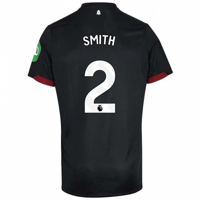 Homem Camisola Kirsty Smith #2 Preto Branco Alternativa 2024/25 Camisa Brasil