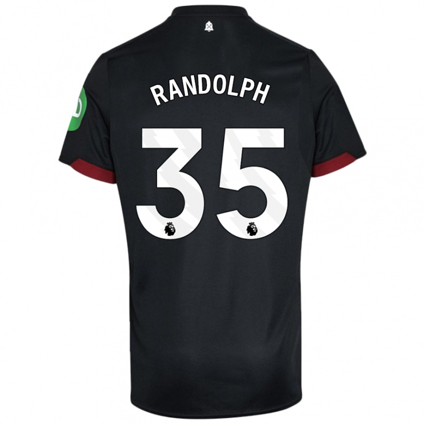 Homem Camisola Darren Randolph #35 Preto Branco Alternativa 2024/25 Camisa Brasil