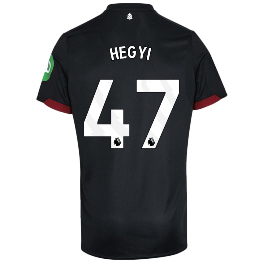 Homem Camisola Krisztian Hegyi #47 Preto Branco Alternativa 2024/25 Camisa Brasil