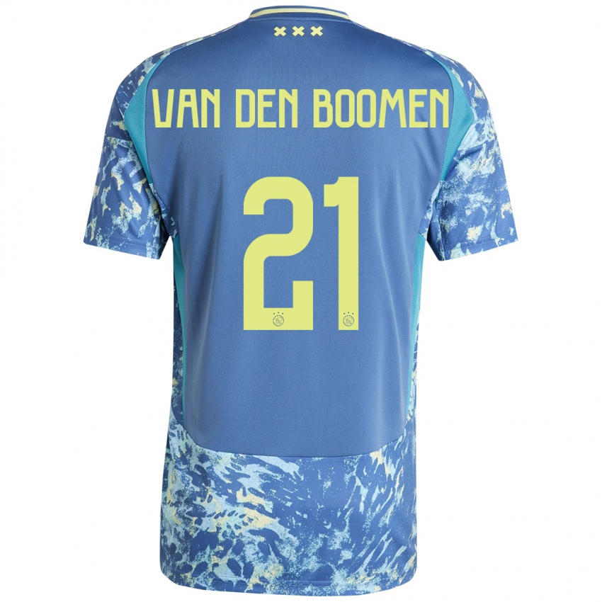 Homem Camisola Branco Van Den Boomen #21 Amarelo Azul Cinzento Alternativa 2024/25 Camisa Brasil