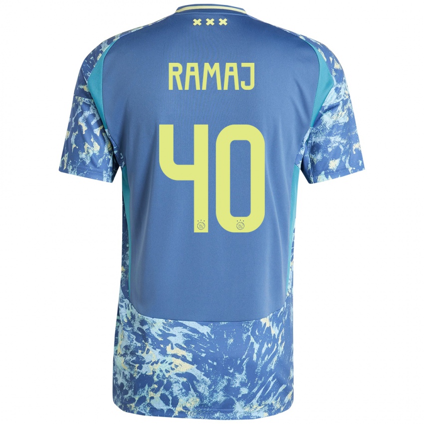 Homem Camisola Diant Ramaj #40 Amarelo Azul Cinzento Alternativa 2024/25 Camisa Brasil