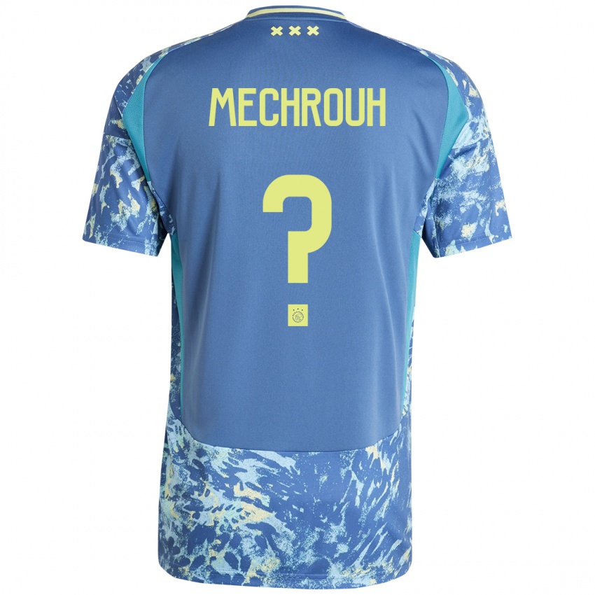 Homem Camisola Elias Mechrouh #0 Amarelo Azul Cinzento Alternativa 2024/25 Camisa Brasil