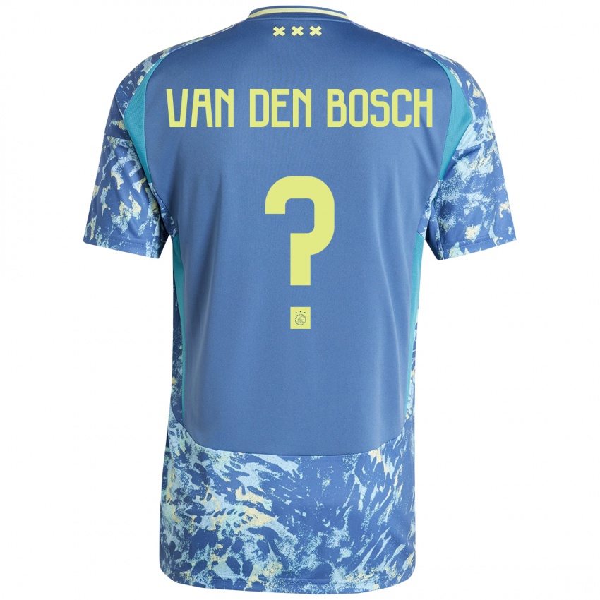 Homem Camisola Frederico Van Den Bosch #0 Amarelo Azul Cinzento Alternativa 2024/25 Camisa Brasil