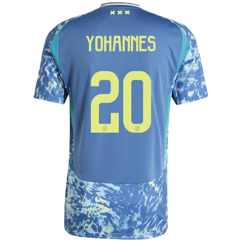 Homem Camisola Lily Yohannes #20 Amarelo Azul Cinzento Alternativa 2024/25 Camisa Brasil