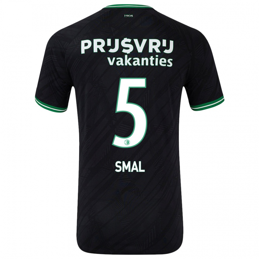 Homem Camisola Gijs Smal #5 Verde Preto Alternativa 2024/25 Camisa Brasil