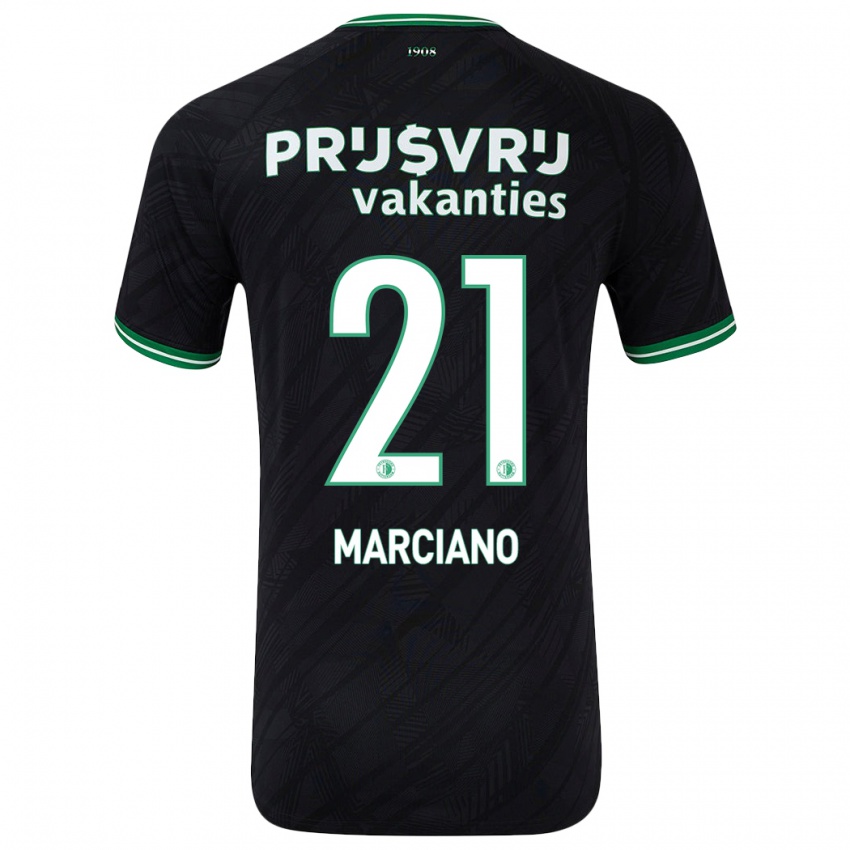 Homem Camisola Ofir Marciano #21 Verde Preto Alternativa 2024/25 Camisa Brasil