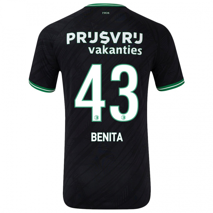 Homem Camisola Mimeirhel Benita #43 Verde Preto Alternativa 2024/25 Camisa Brasil