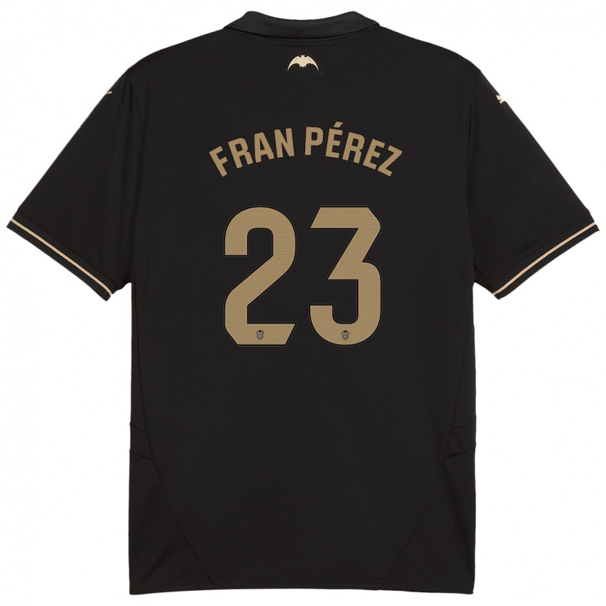 Homem Camisola Fran Pérez #23 Preto Alternativa 2024/25 Camisa Brasil