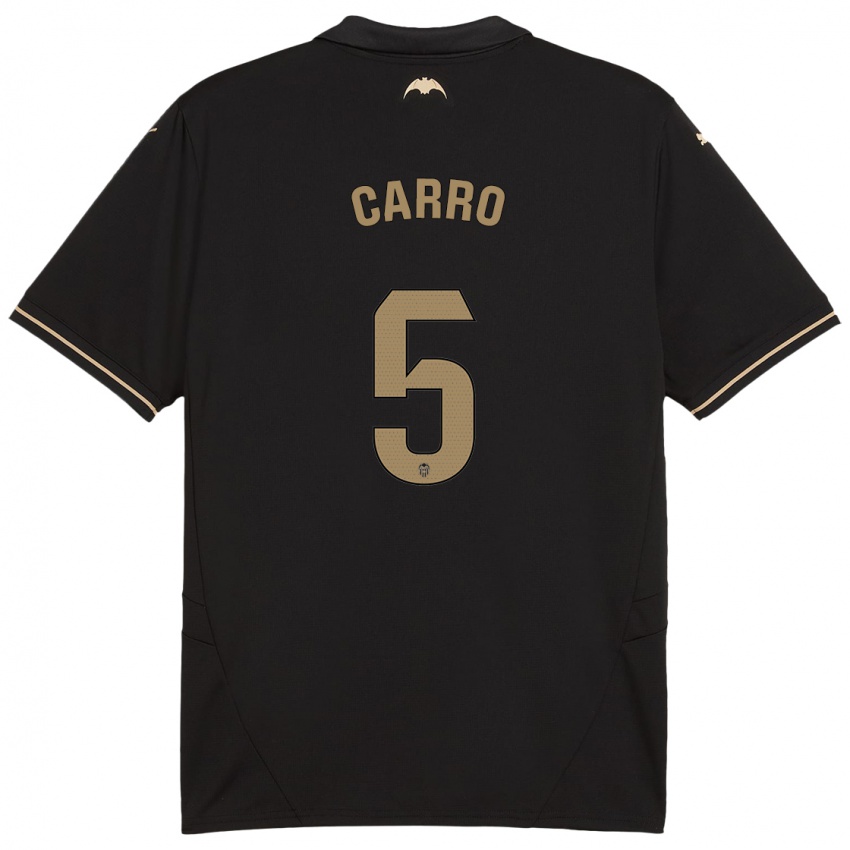 Homem Camisola Marta Carro #5 Preto Alternativa 2024/25 Camisa Brasil