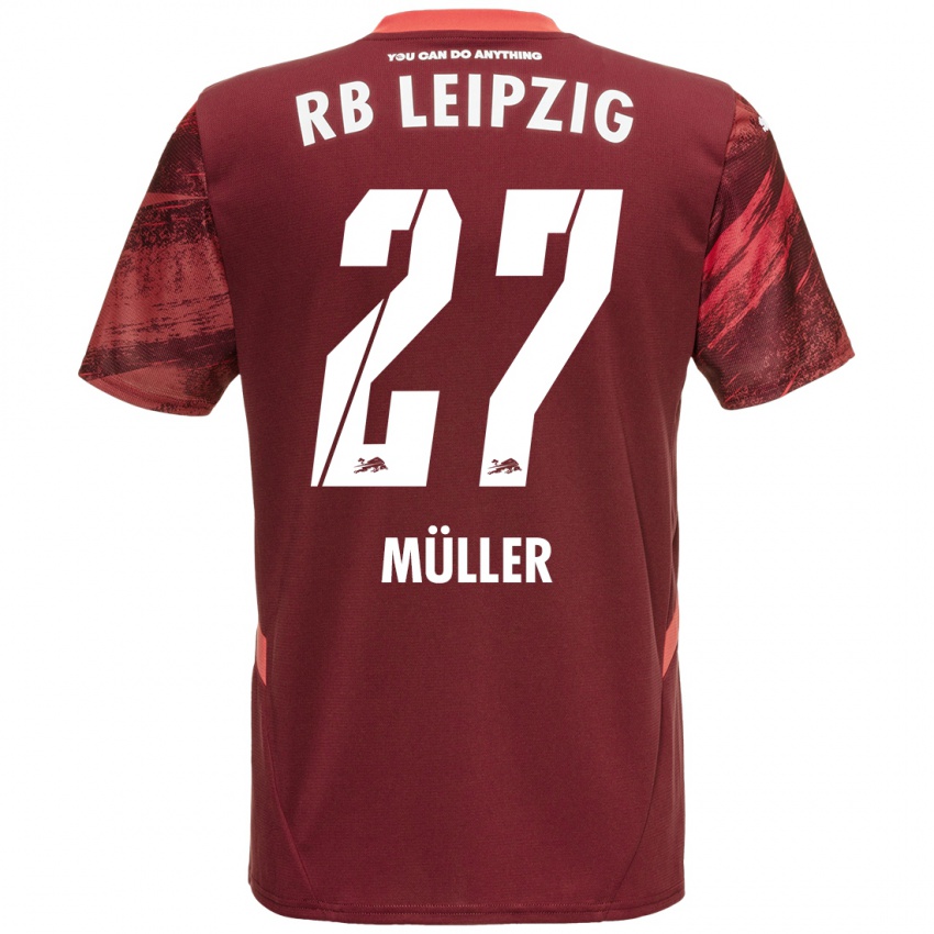 Homem Camisola Marlene Müller #27 Borgonha Alternativa 2024/25 Camisa Brasil