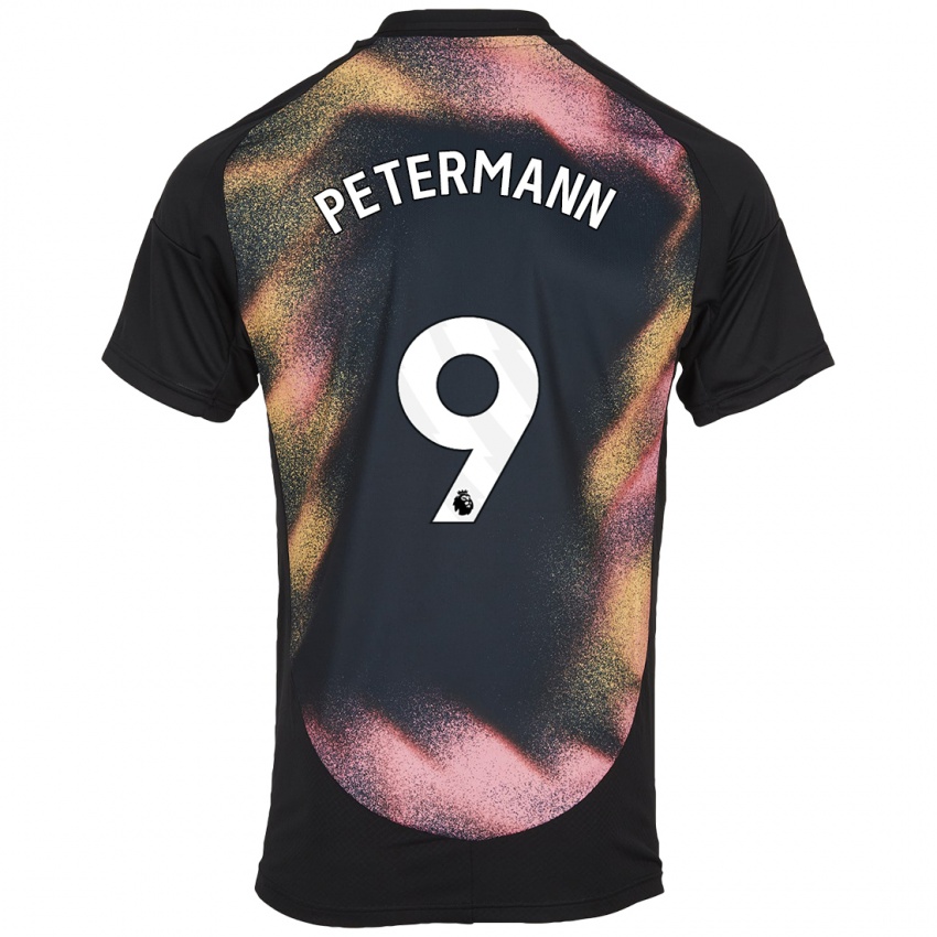 Homem Camisola Lena Petermann #9 Preto Branco Alternativa 2024/25 Camisa Brasil