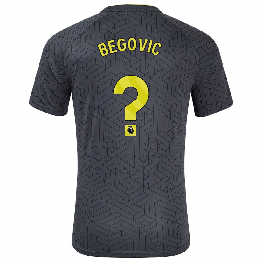 Homem Camisola Asmir Begovic #0 Amarelo Preto Alternativa 2024/25 Camisa Brasil