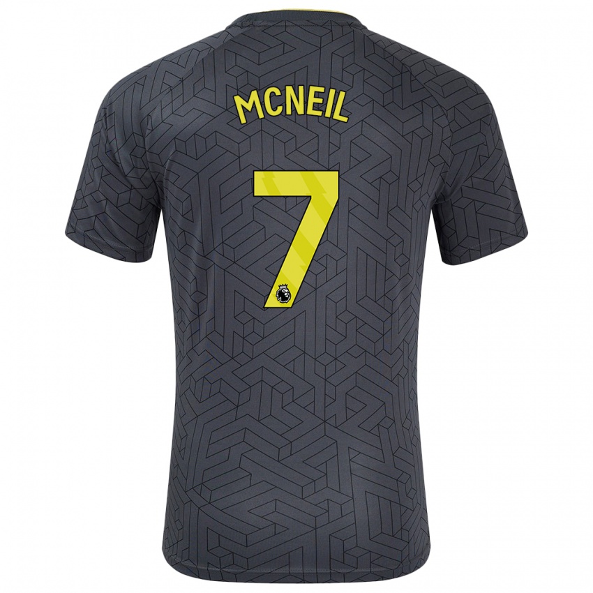 Homem Camisola Dwight Mcneil #7 Amarelo Preto Alternativa 2024/25 Camisa Brasil