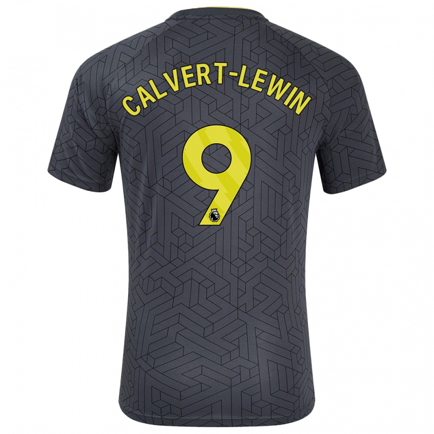 Homem Camisola Dominic Calvert-Lewin #9 Amarelo Preto Alternativa 2024/25 Camisa Brasil