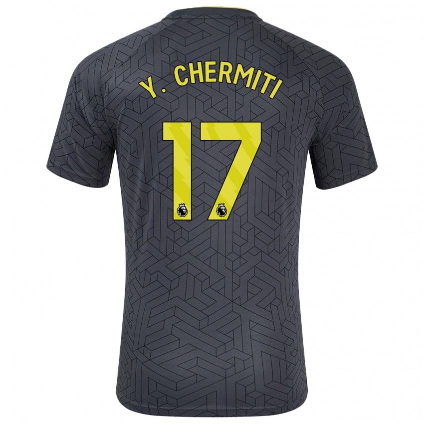 Homem Camisola Chermiti #17 Amarelo Preto Alternativa 2024/25 Camisa Brasil