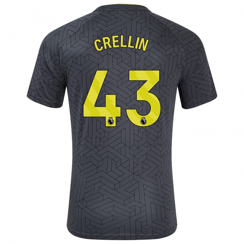 Homem Camisola Billy Crellin #43 Amarelo Preto Alternativa 2024/25 Camisa Brasil