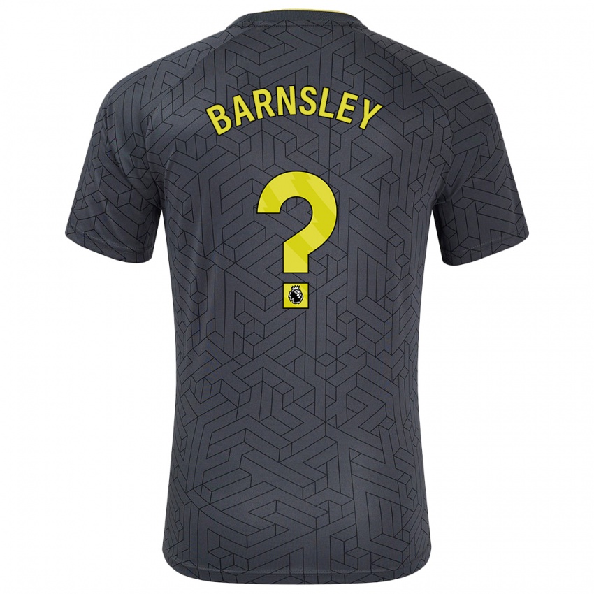 Homem Camisola Fraser Barnsley #0 Amarelo Preto Alternativa 2024/25 Camisa Brasil