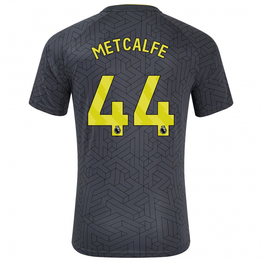 Homem Camisola Jenson Metcalfe #44 Amarelo Preto Alternativa 2024/25 Camisa Brasil