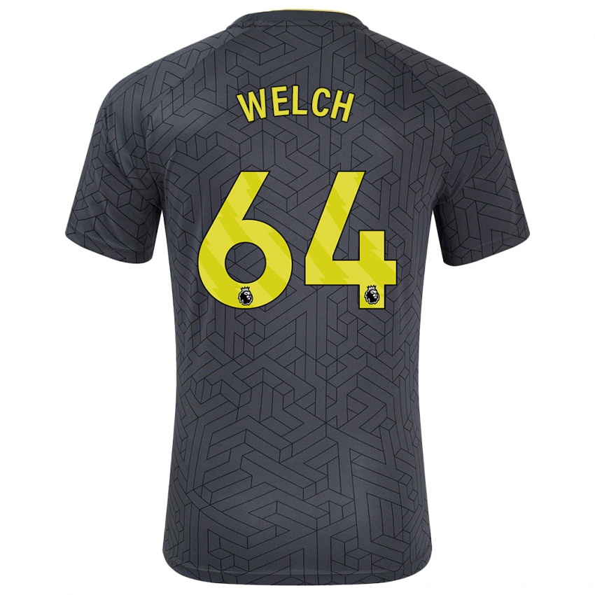 Homem Camisola Reece Welch #64 Amarelo Preto Alternativa 2024/25 Camisa Brasil