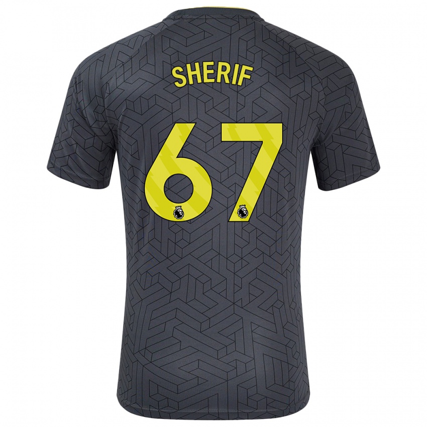 Homem Camisola Martin Sherif #67 Amarelo Preto Alternativa 2024/25 Camisa Brasil