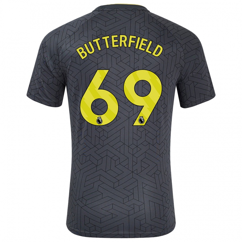 Homem Camisola Luke Butterfield #69 Amarelo Preto Alternativa 2024/25 Camisa Brasil