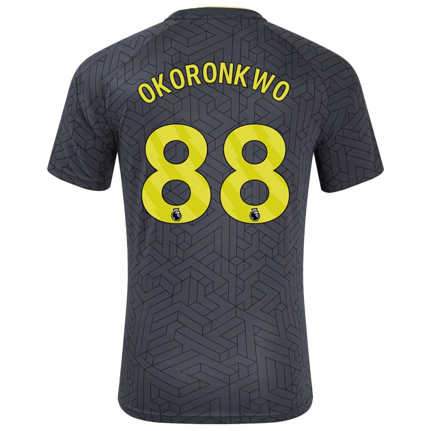 Homem Camisola Francis Okoronkwo #88 Amarelo Preto Alternativa 2024/25 Camisa Brasil