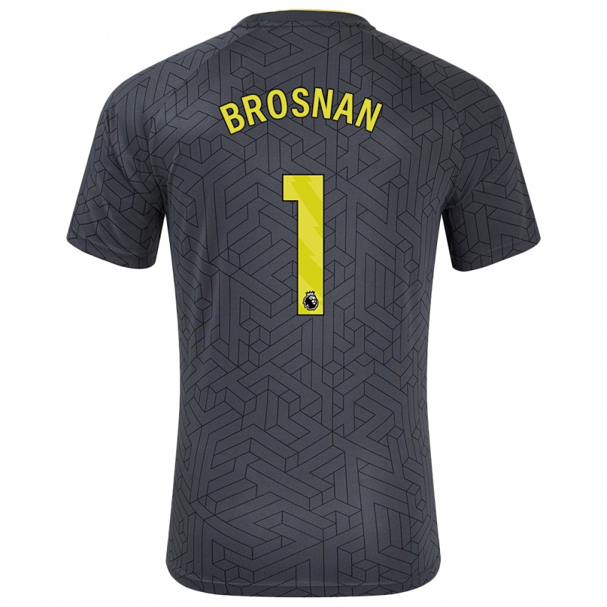 Homem Camisola Courtney Brosnan #1 Amarelo Preto Alternativa 2024/25 Camisa Brasil