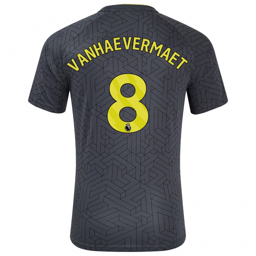 Homem Camisola Justine Vanhaevermaet #8 Amarelo Preto Alternativa 2024/25 Camisa Brasil