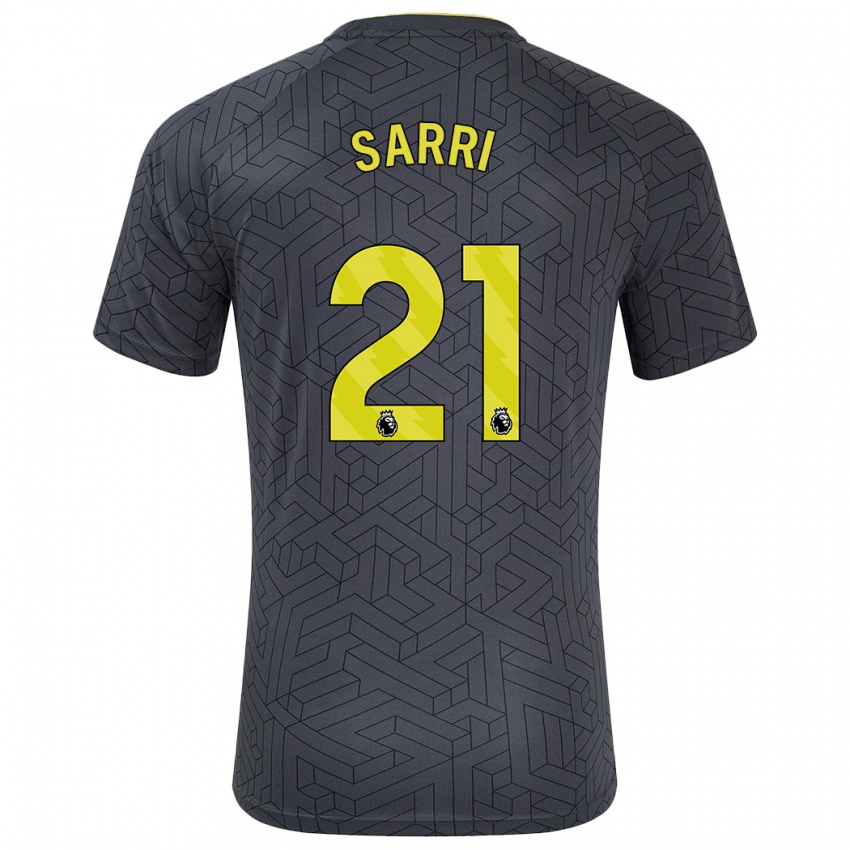 Homem Camisola Veatriki Sarri #21 Amarelo Preto Alternativa 2024/25 Camisa Brasil