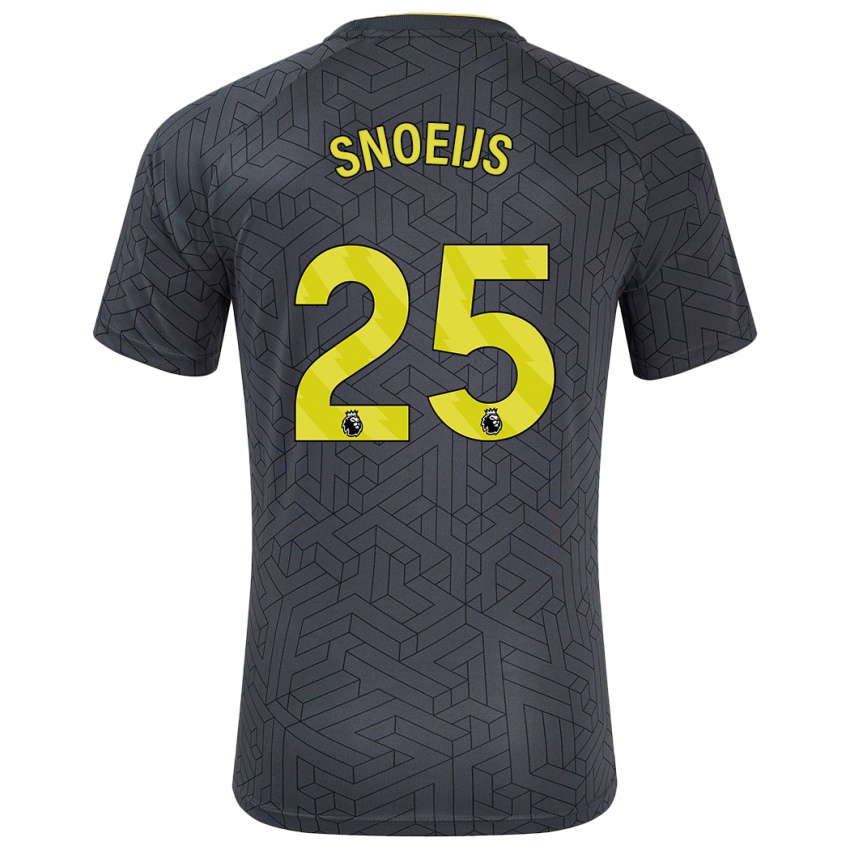 Homem Camisola Katja Snoeijs #25 Amarelo Preto Alternativa 2024/25 Camisa Brasil