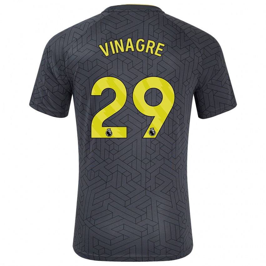 Homem Camisola Ruben Vinagre #29 Amarelo Preto Alternativa 2024/25 Camisa Brasil