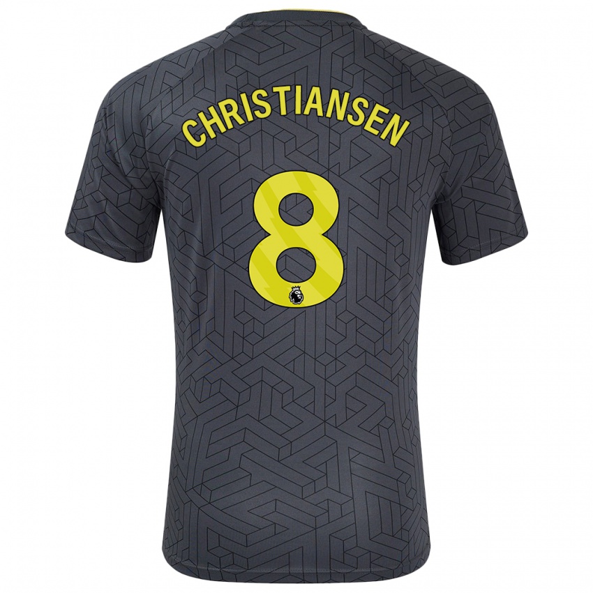 Homem Camisola Izzy Christiansen #8 Amarelo Preto Alternativa 2024/25 Camisa Brasil