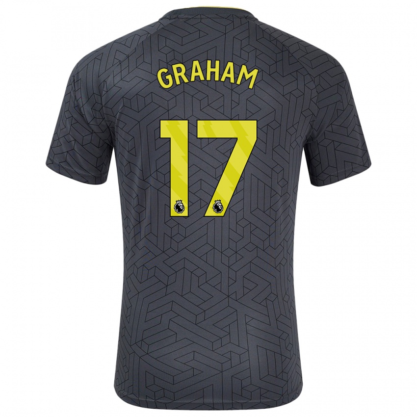 Homem Camisola Lucy Graham #17 Amarelo Preto Alternativa 2024/25 Camisa Brasil