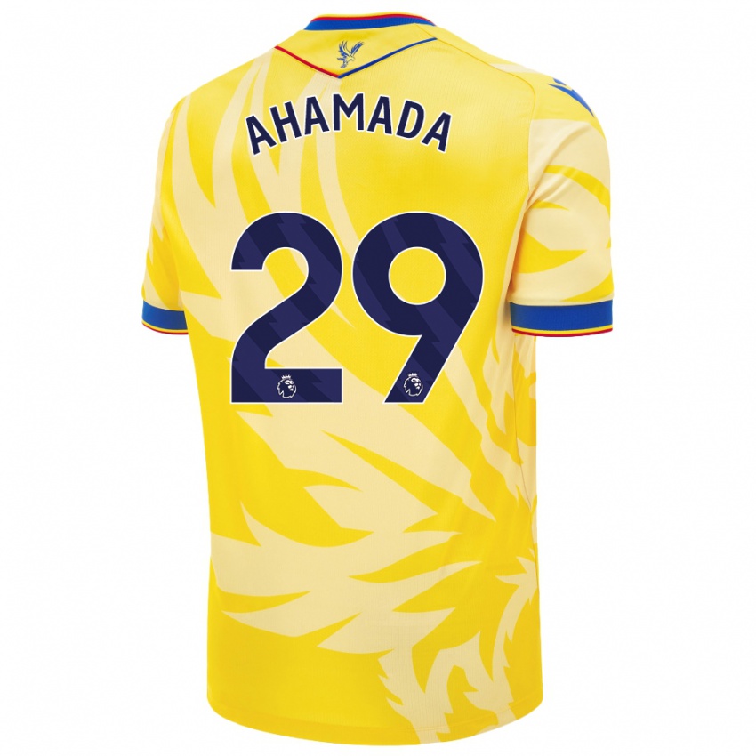 Homem Camisola Naouirou Ahamada #29 Amarelo Alternativa 2024/25 Camisa Brasil