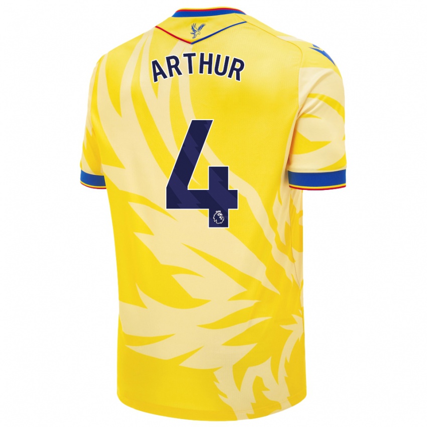 Homem Camisola Chloe Arthur #4 Amarelo Alternativa 2024/25 Camisa Brasil