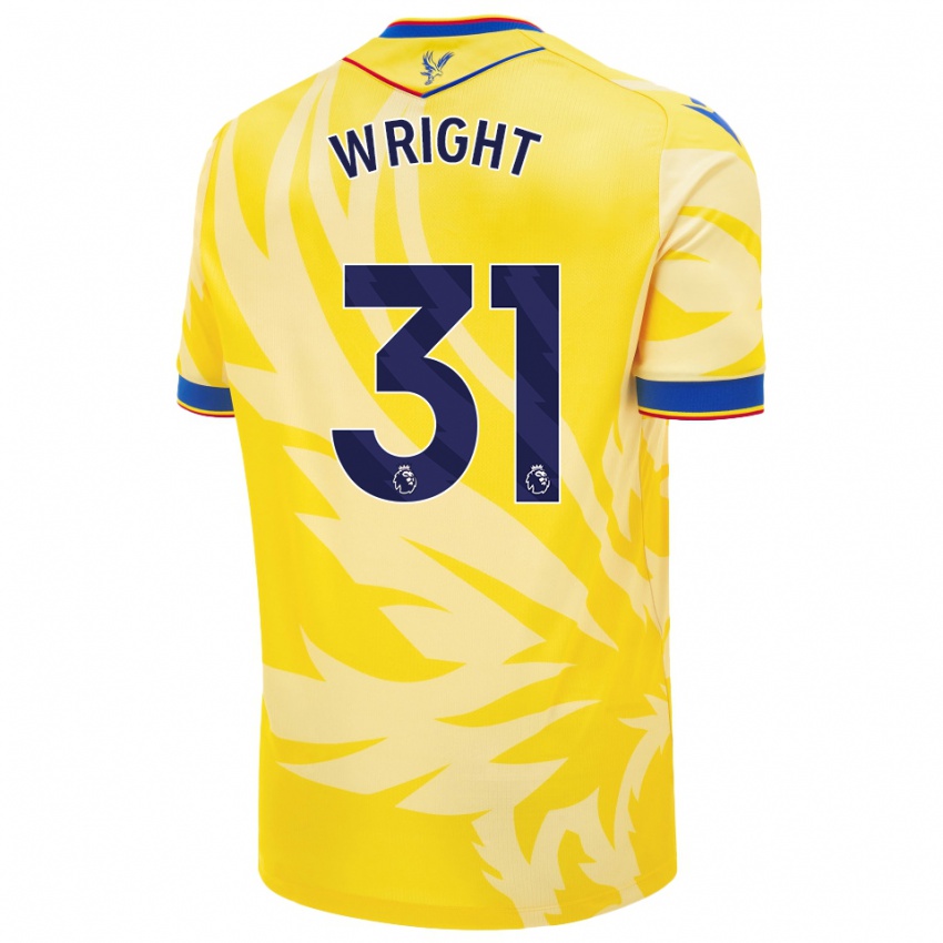 Homem Camisola Annis-Clara Wright #31 Amarelo Alternativa 2024/25 Camisa Brasil