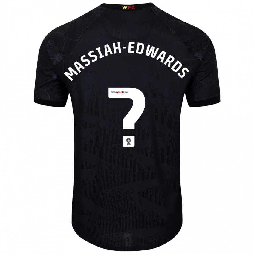 Homem Camisola Zavier Massiah-Edwards #0 Preto Branco Alternativa 2024/25 Camisa Brasil