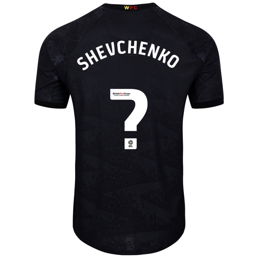 Homem Camisola Kristian Shevchenko #0 Preto Branco Alternativa 2024/25 Camisa Brasil