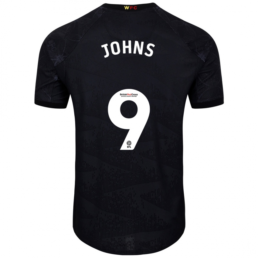 Homem Camisola Carly Johns #9 Preto Branco Alternativa 2024/25 Camisa Brasil