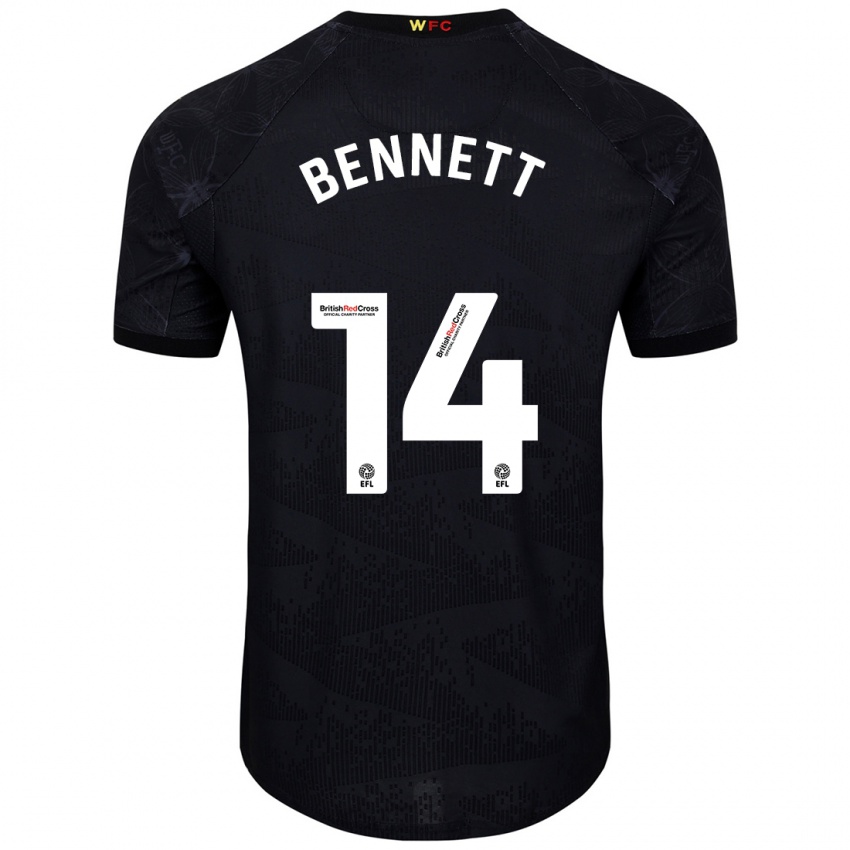 Homem Camisola Harley Bennett #14 Preto Branco Alternativa 2024/25 Camisa Brasil