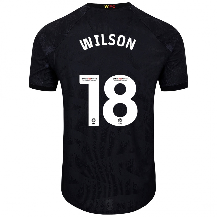 Homem Camisola Poppy Wilson #18 Preto Branco Alternativa 2024/25 Camisa Brasil