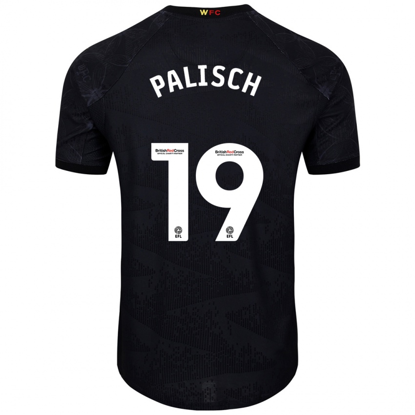 Homem Camisola Alli Palisch #19 Preto Branco Alternativa 2024/25 Camisa Brasil