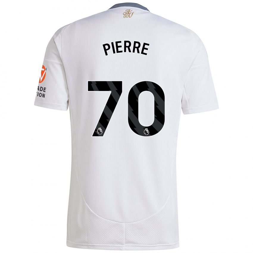 Homem Camisola Kyrie Pierre #70 Branco Alternativa 2024/25 Camisa Brasil