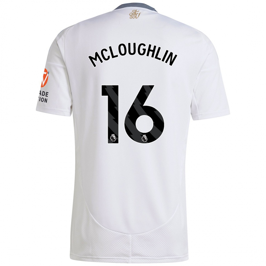 Homem Camisola Olivia Mcloughlin #16 Branco Alternativa 2024/25 Camisa Brasil