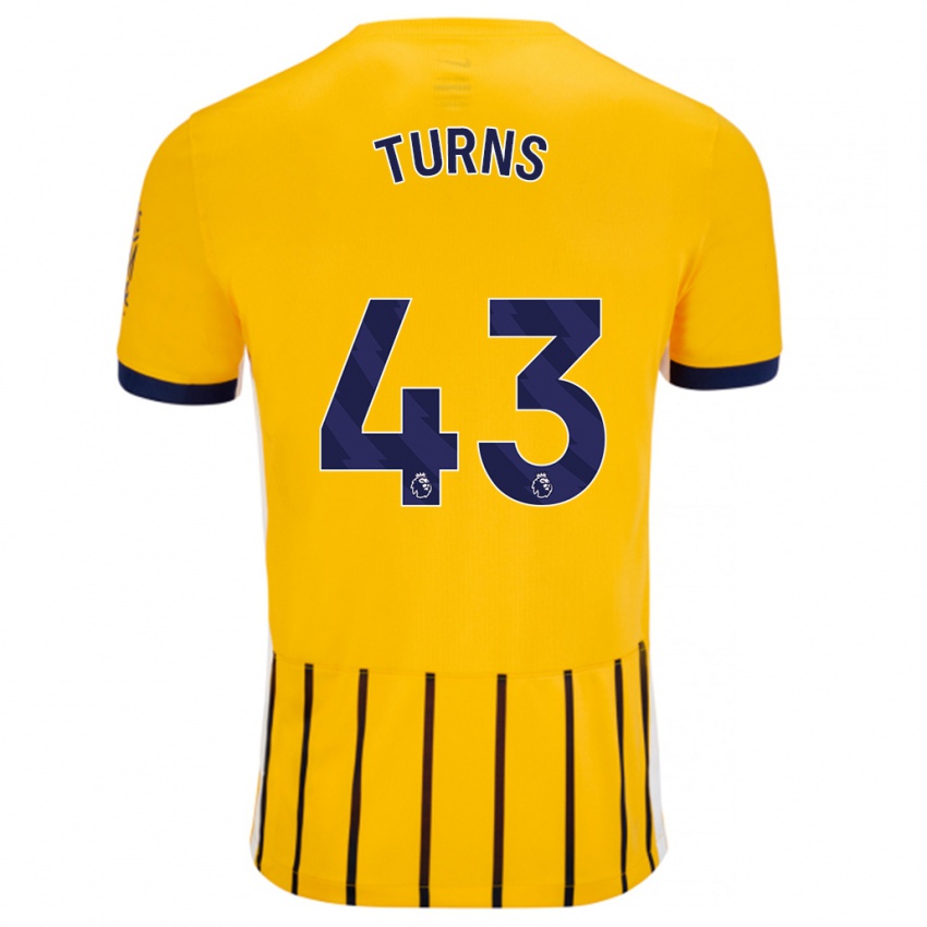 Homem Camisola Ed Turns #43 Azuis Dourados Alternativa 2024/25 Camisa Brasil